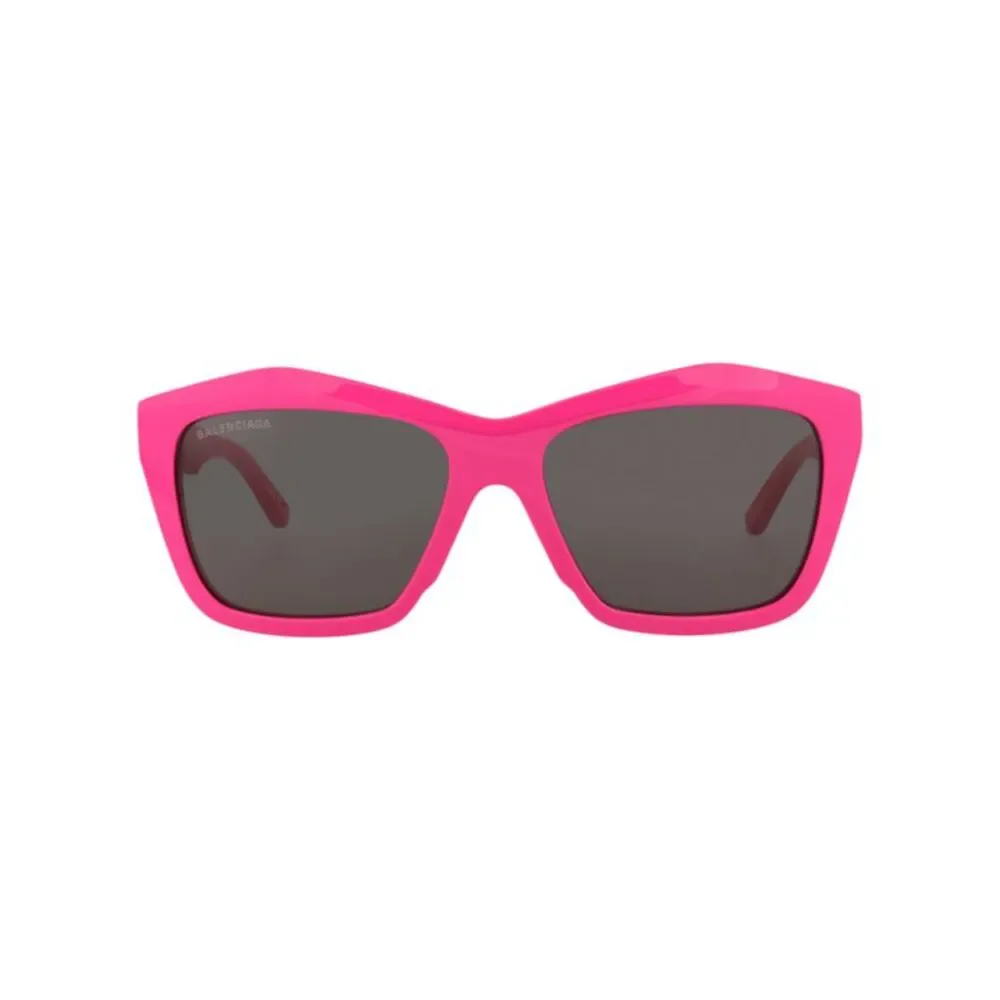 Balenciaga Square-Frame Acetate Sunglasses Pink Womens